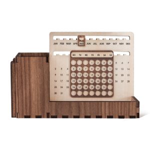 LỊCH GỖ VẠN NIÊN ĐỨNG | WALNUT KẾT HỢP VỚI MAPLE