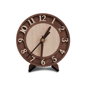ĐỒNG HỒ ĐỂ BÀN THUẦN GỖ 12 SỐ CÁCH ĐIỆU
