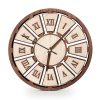 ĐỒNG HỒ THUẦN GỖ 12 SỐ LA MÃ CÁCH ĐIỆU | MAPLE
