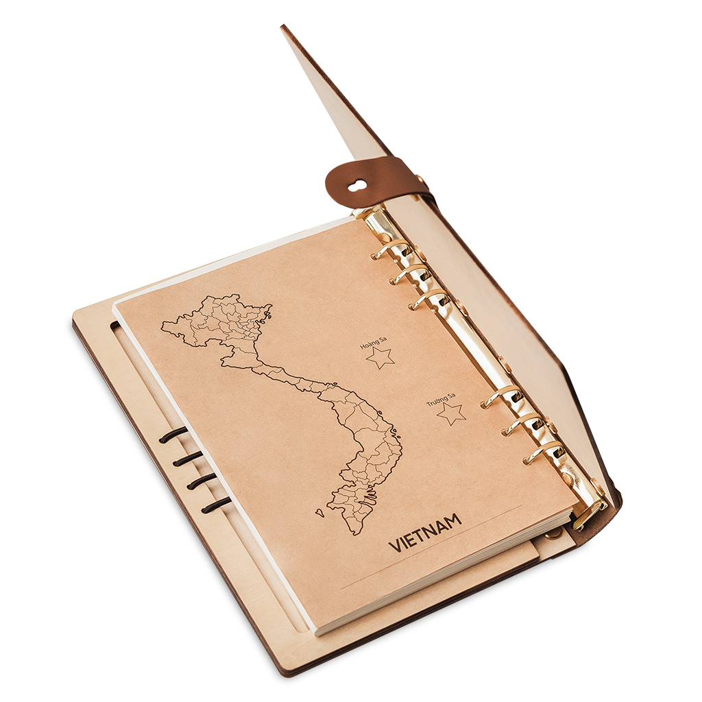 SỔ TAY GỖ MAPLE KẾT HỢP VỚI DA | BASIC - Ảnh 7