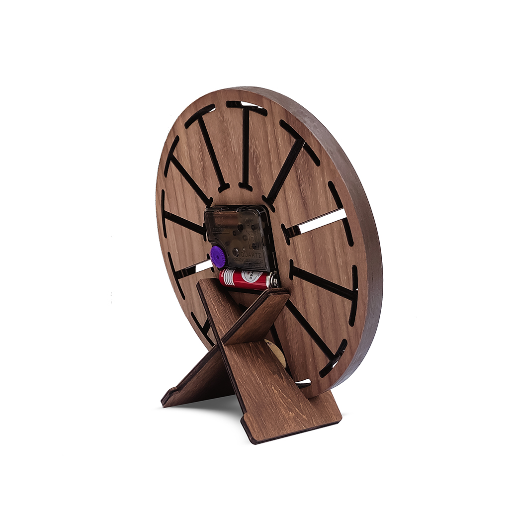 ĐỒNG HỒ ĐỂ BÀN THUẦN GỖ 12 SỐ LA MÃ CÁCH ĐIỆU | MAPLE - Ảnh 4