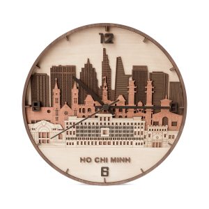 ĐỒNG HỒ GỖ SKYLINE | HỒ CHÍ MINH