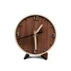ĐỒNG HỒ ĐỂ BÀN 4 SỐ BASIC CÓ VIỀN | WALNUT
