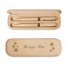 SET HỘP VÀ 2 BÚT GỖ MAPLE | HOA CÚC